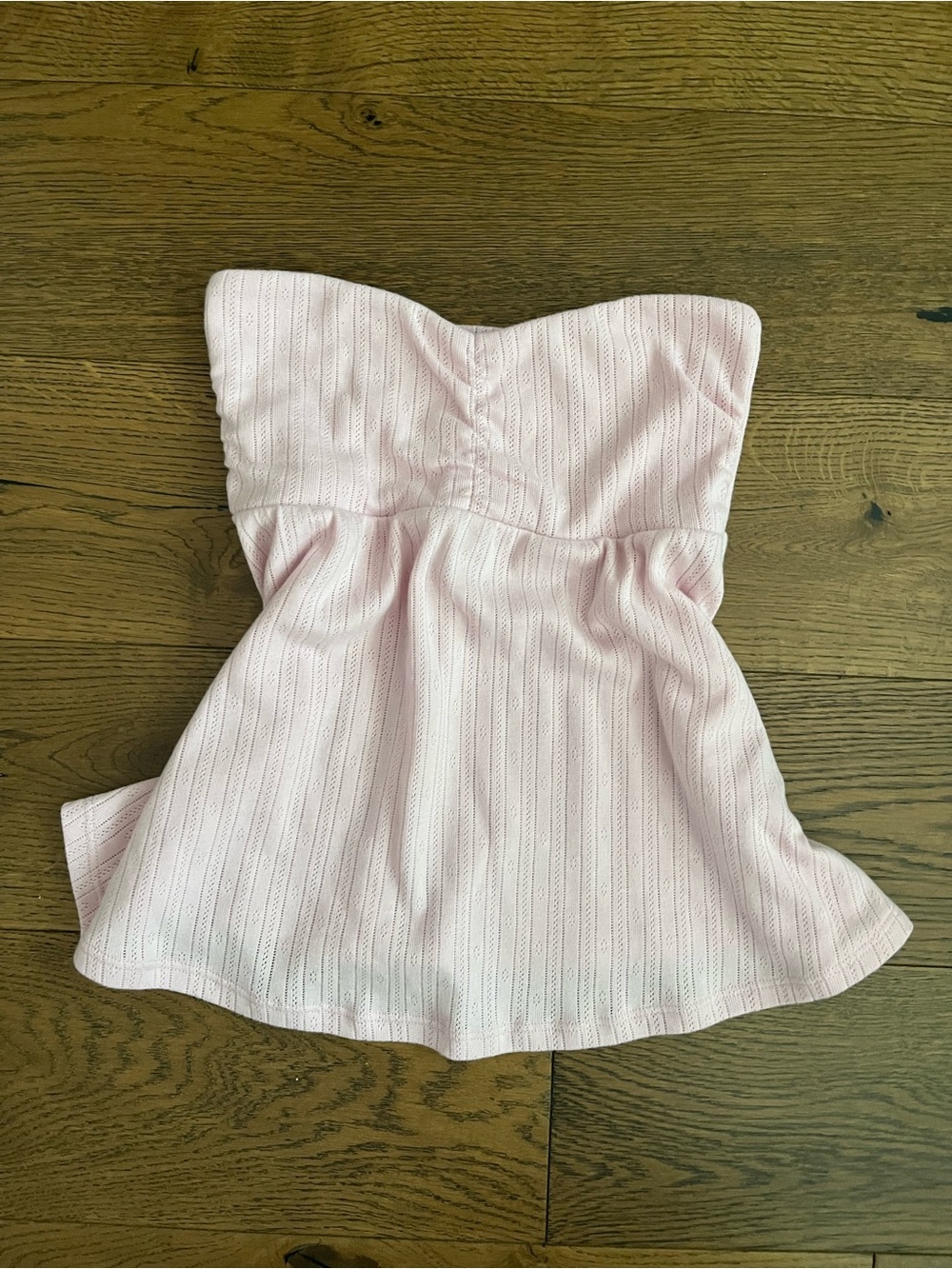 NEW UNWORN Hollister Strapless Pink ballet-core top